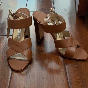 Manolo Blahnik brown heels